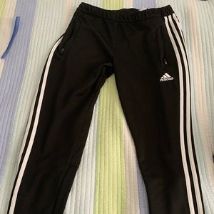 Adidas Joggers with zippers at the Ankles/Calves